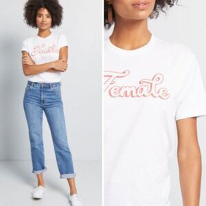 NWT Modcloth Female Graphic Tee | XL